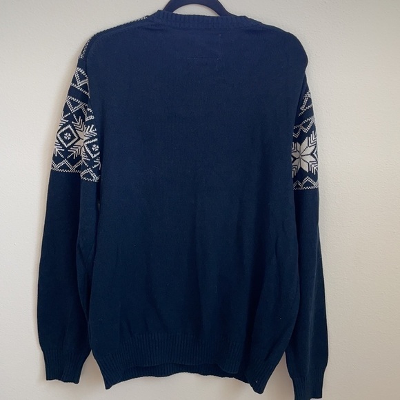 Weatherproof Vintage dark navy holiday sweater XL - Picture 5 of 5
